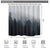 Riyidecor Fabric Forest Dark Mens Shower Curtain Set for Bathroom 72Wx72H Inch Nature Gothic Tree Winter Mountain Foggy Woodland Bath Curtain Outdoor Bathtub Accessories Art Decor 12 PCS Plastic Hook