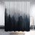 Riyidecor Fabric Forest Dark Mens Shower Curtain Set for Bathroom 72Wx72H Inch Nature Gothic Tree Winter Mountain Foggy Woodland Bath Curtain Outdoor Bathtub Accessories Art Decor 12 PCS Plastic Hook